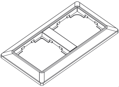 Ramme 2H hvit - Image 2