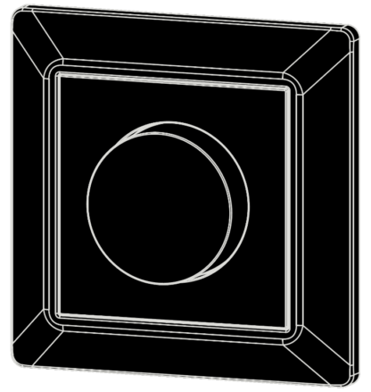 Deksel dimmer sort - Image 2