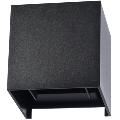 Ask Kvadrat Sort Dimbar IP54 6W