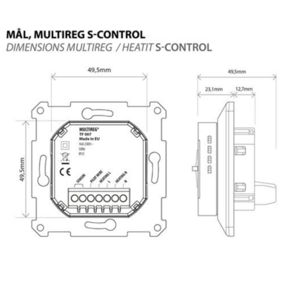 Multireg S-Control klassisk hvit - Image 2