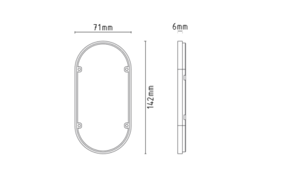 Utforingsring veggboks 2-kammer 6mm - Image 3