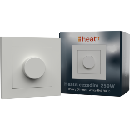 Heatit eezedim 250W klassisk hvit RAL9003