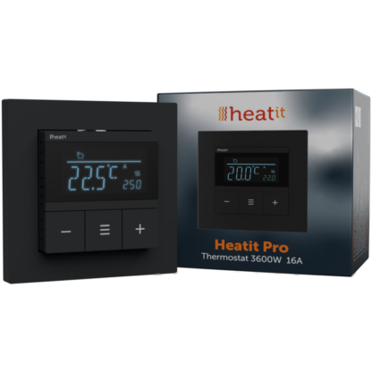 Heatit Pro sort matt